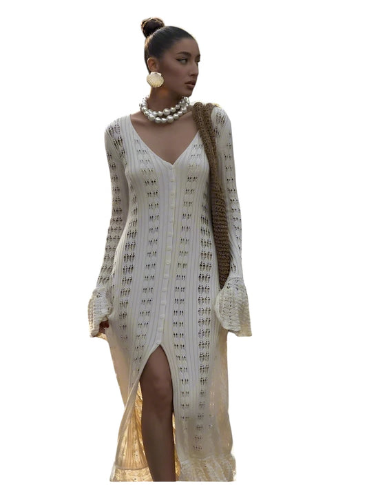 Knitted Long Sleeve Dress