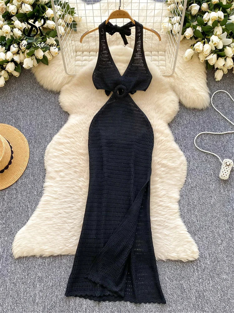 Knit Halter Sundress